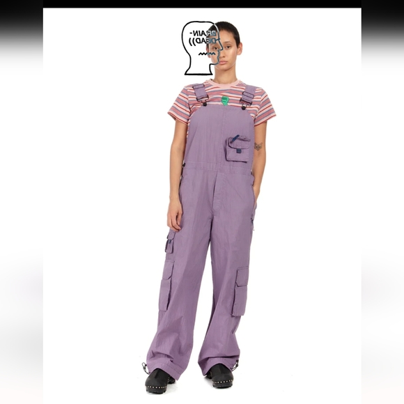 Brain Dead Pants - Brain Dead Washed Out Utility Overall